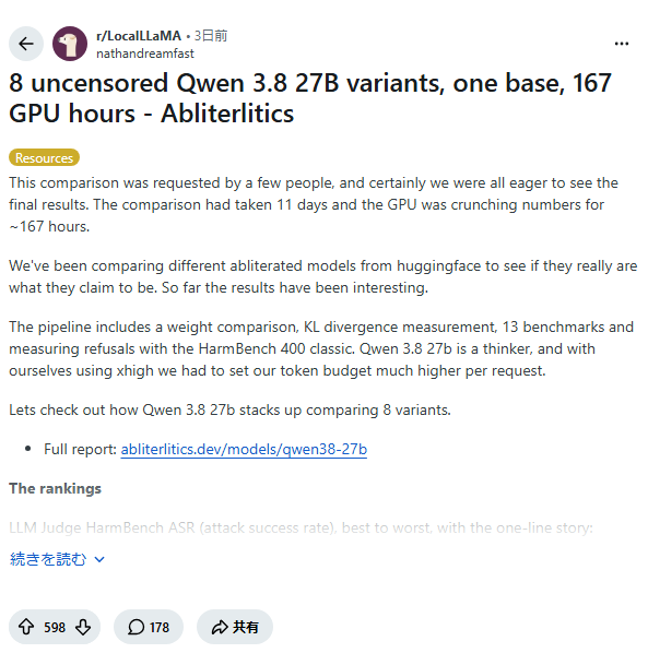 Abliterating Qwen 3.8 27B: Engineering Teardown of Refusal Vector Stripping Across 167 GPU Hours